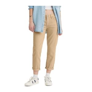 Levi's Beige Cropped Ankle Jeans